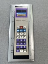 Solar Cell File Calculator with Notebook Rings NEW