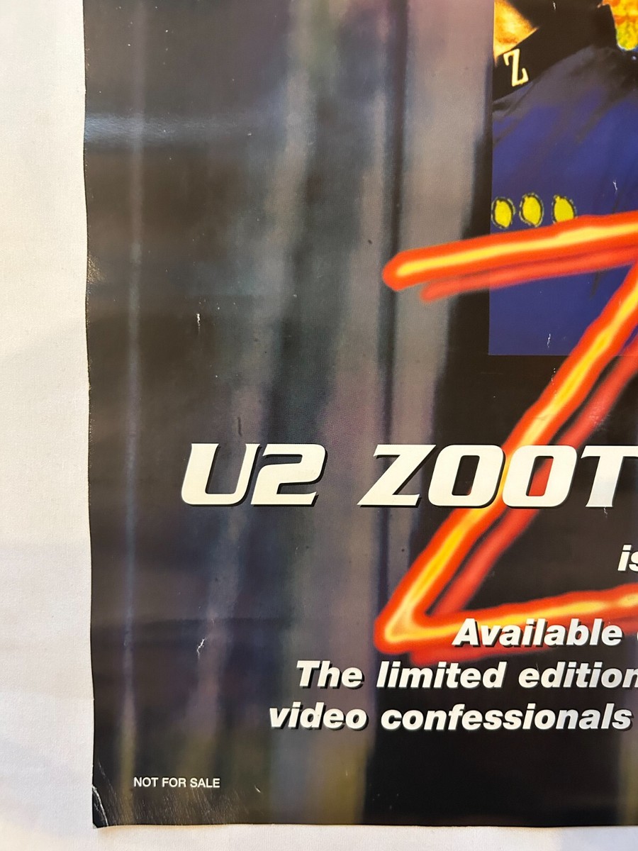 U2 / Zoo TV: Live from Sydney 1994 UK Original Promo Poster