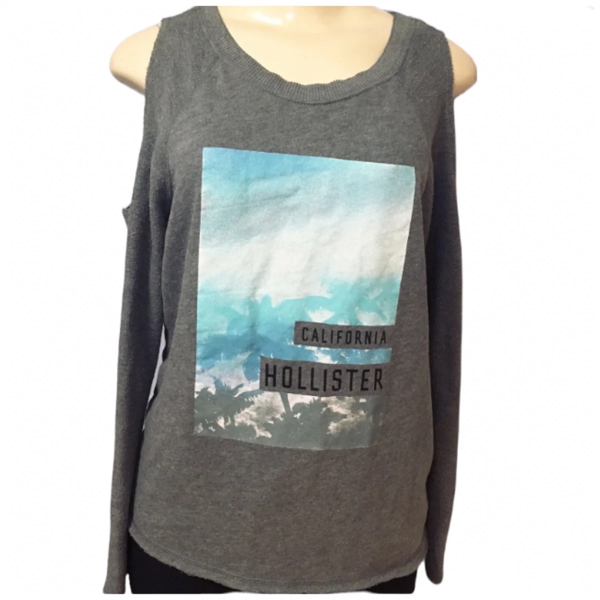 Hollister cold shoulder best sale sweater