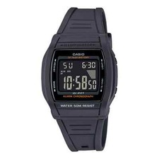 Casio W201-1BV, Digital Chronograph Watch, Resin Band, Alarm, 10 Year Battery
