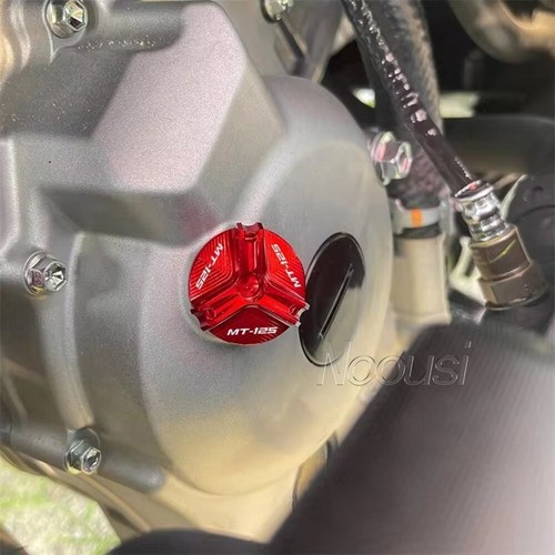 For YAMAHA MT125 MT-125 2008-2023 Front & Rear Brake Fluid Reservoir Cover - Picture 2 of 11