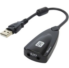 keepdrum USB-HA Sound Card USB Audio Adapter for Headsets