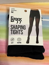NEW Leggs Shaping Tights Black size opaque M 01923