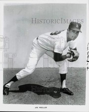 1967 Press Photo Joe Moeller of the Los Angeles Dodgers - kfx08174