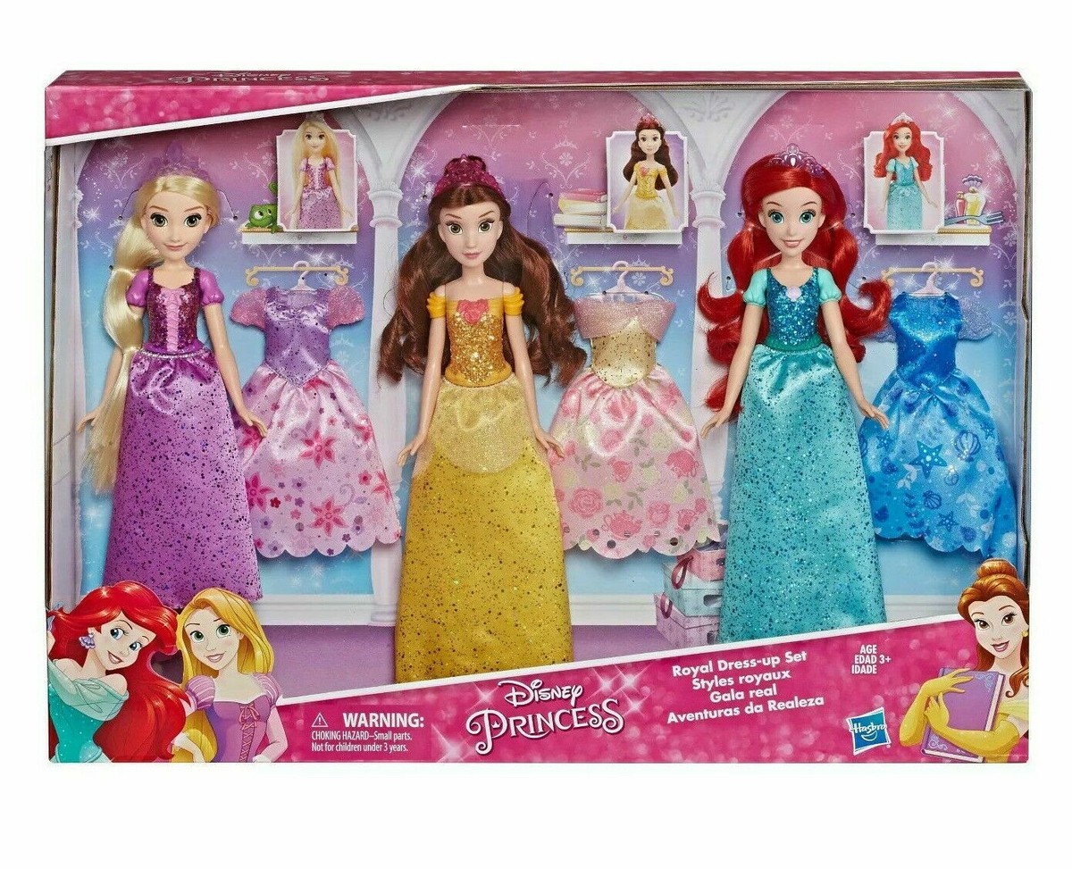 strapless open back dress LIMIROLER Princess Dress Up Toys Princess Dress Up Clothes Rainbow Mer –  Toytooth main image 1