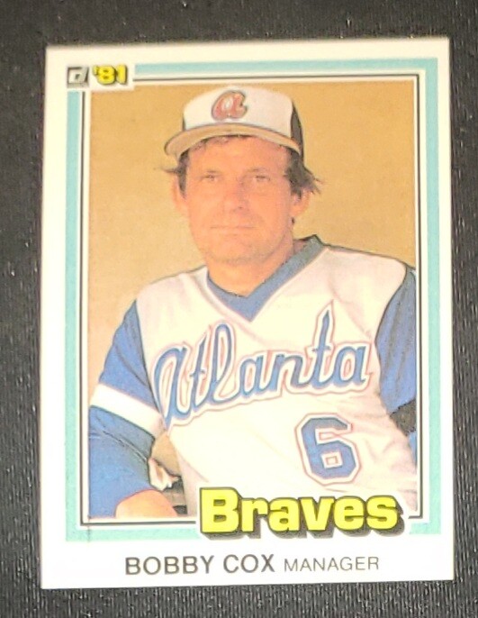 1981 DONRUSS #426 BOBBY COX ATLANTA BRAVES NM-MT OR BETTER! 95 WS