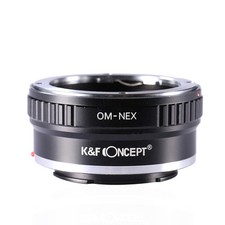 K F CONCEPT OM-NEX Adapter Ring for Olympus OM Lens to Sony NEX E Alpha Camera