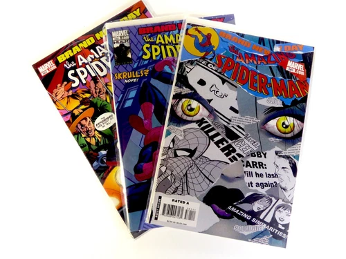 Marvel THE AMAZING SPIDER-MAN (2008) #561-62-63 VF/NM TO NM