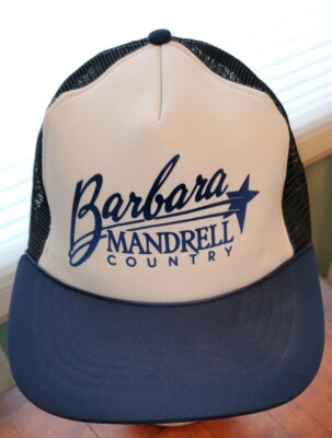 Barbara Mandrell Country Blue Mesh Trucker Cap Snapback Hat