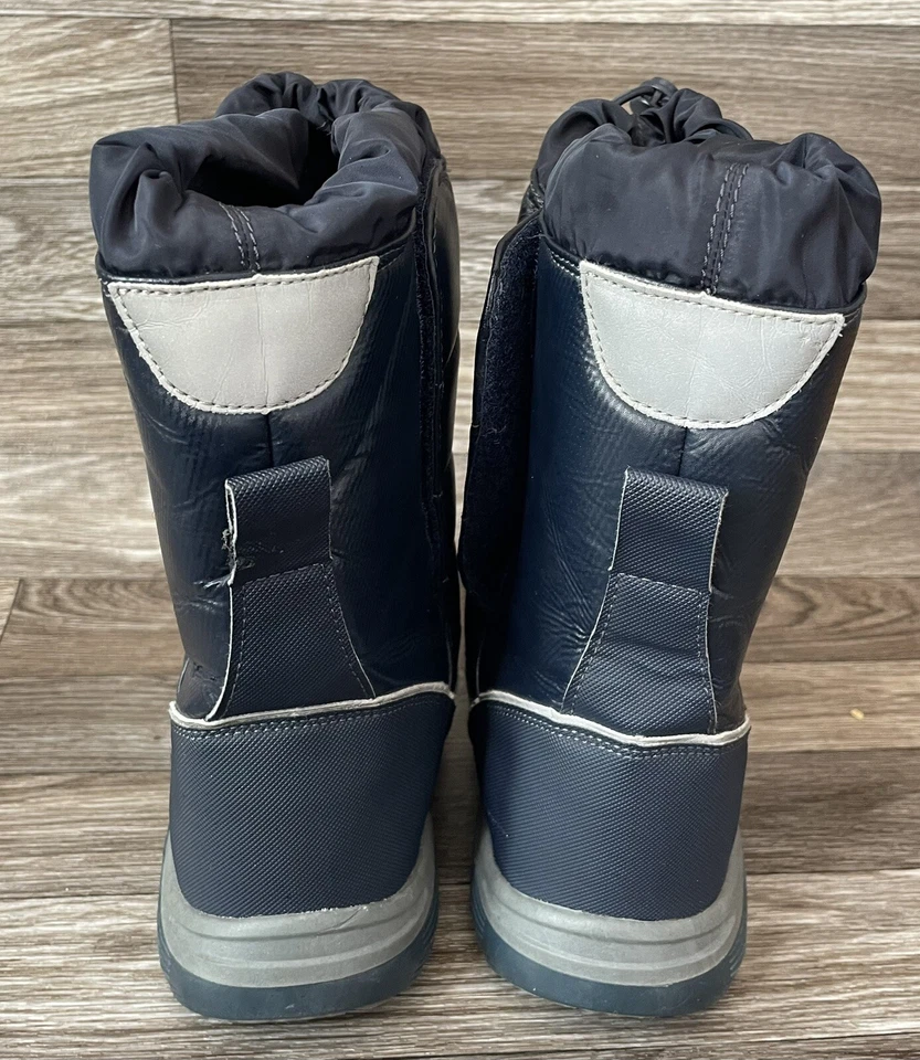 Lands' End Niño Pequeño Niños Niñas Invierno Nieve Botas de Lluvia Azul Unisex Juvenil Talla 6M Foto 3 de 4