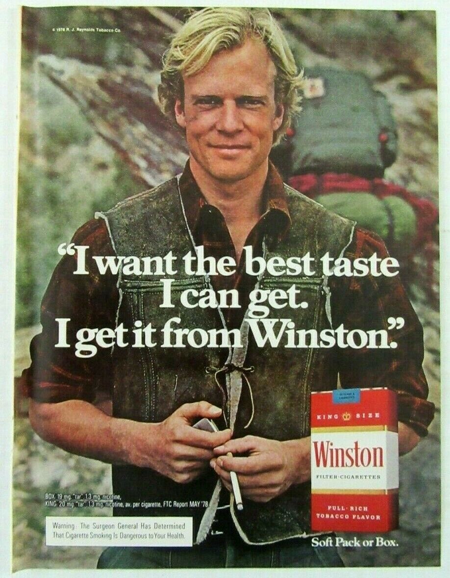 1979 WINSTON Cigarettes Magazine Ad