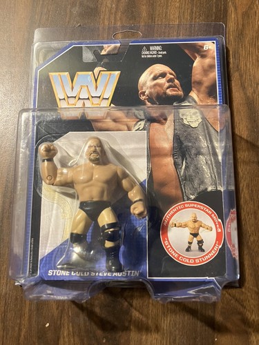 WWE Retro Series Stone Cold Steve Austin Action Fi...