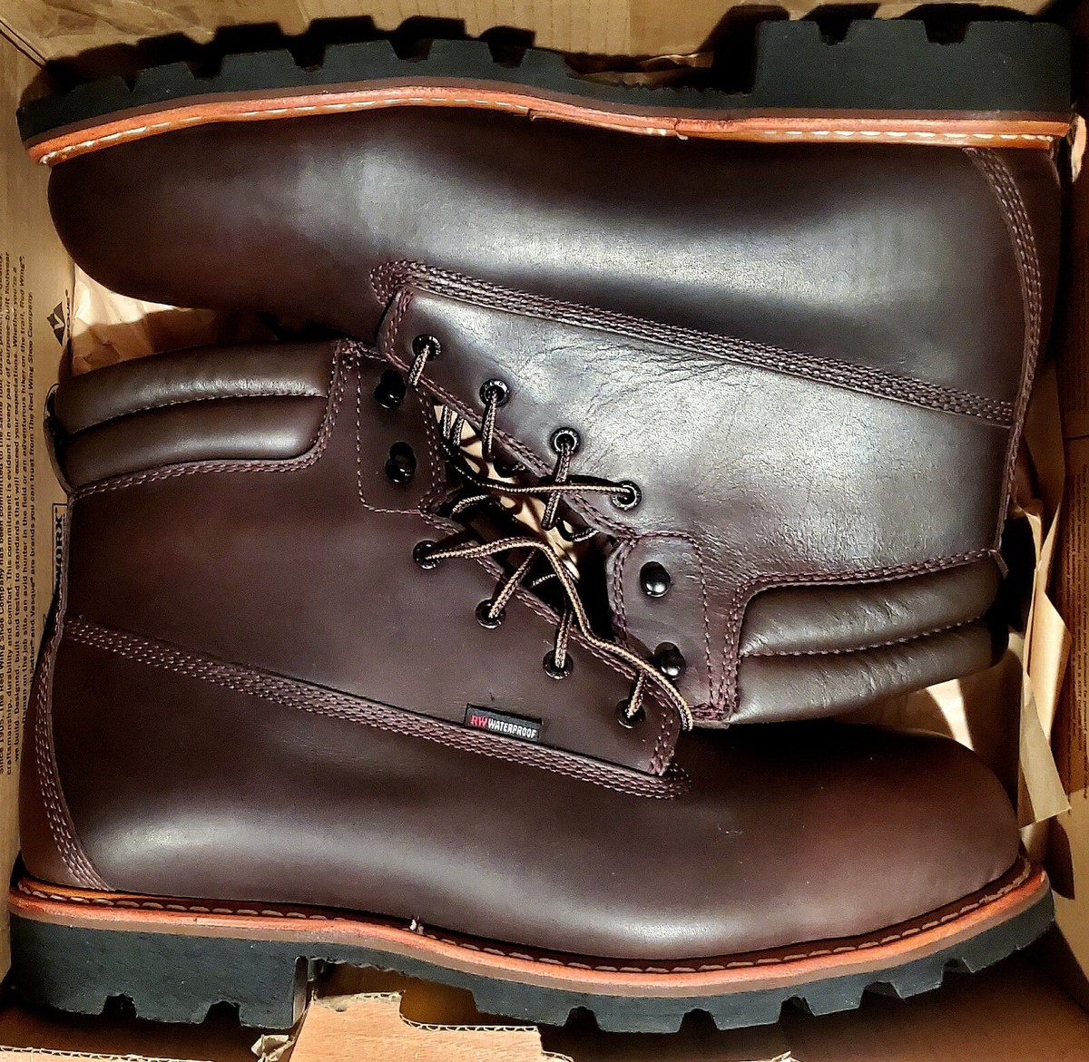 Red Wing 1203 Insulated Waterproof Boots Size 14D (Soft Toe  display picture 2