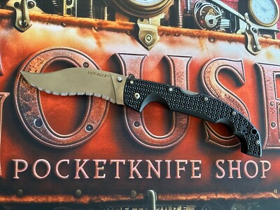 [1028] Cold Steel Voyager Serrated Taschenmesser Lockback AUS 10A Taiwan