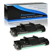 2 PACK SCX4725 Black Toner Cartridge SCX-4725 for Samsung SCX-4725F SCX-4725FN