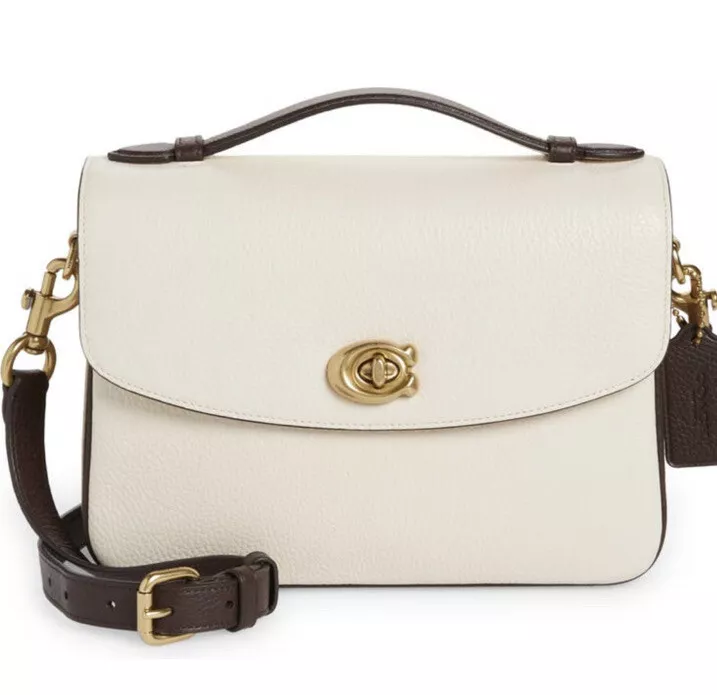 ❤️Coach Cassie B4/Chalk Colorblock Leather Crossbody Bag