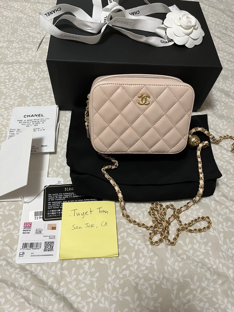 Chanel Vanity Camera Case Pearl Crush