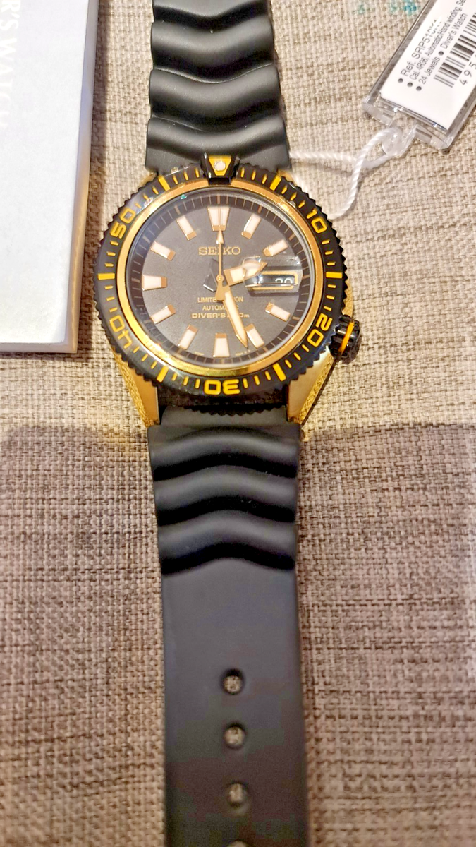 SEIKO/ダイバーズ 日本製 /STARGATEスターゲイト/スーペリアモデル SEIKO STARGATE II SRP510K1 Superior Gold Black Limited Diver