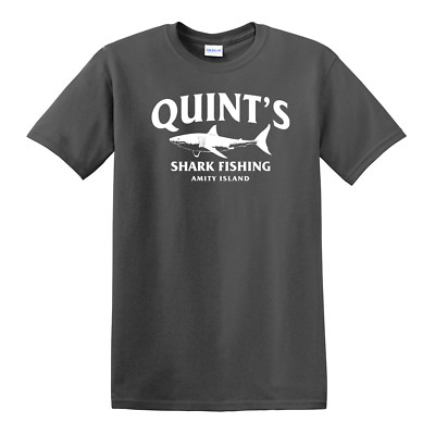 QUINT'S SHARK FISHING T-shirt - S to 6XL - Jaws Amity Shark Week