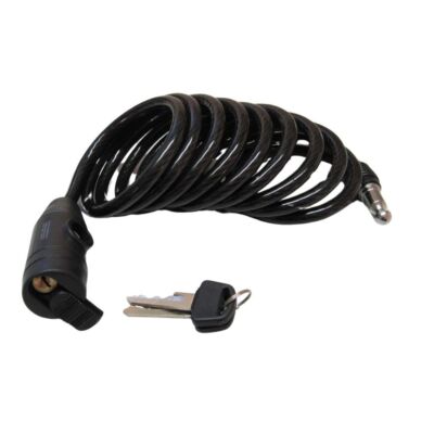 Fahrrad schloss Spiral Fahrrad Kabel Stahlkabel Cable Lock 240cm Ø8mm 2Schlüssel