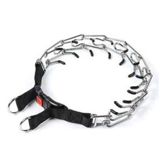 Dog Training Choke Chain Collar Adjustable Stainless Steel Prong Pinch