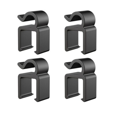 Platzsparende Kunststoff-Kabelclips für PC Desktop einfache Kabelorganisation 4er-Pack