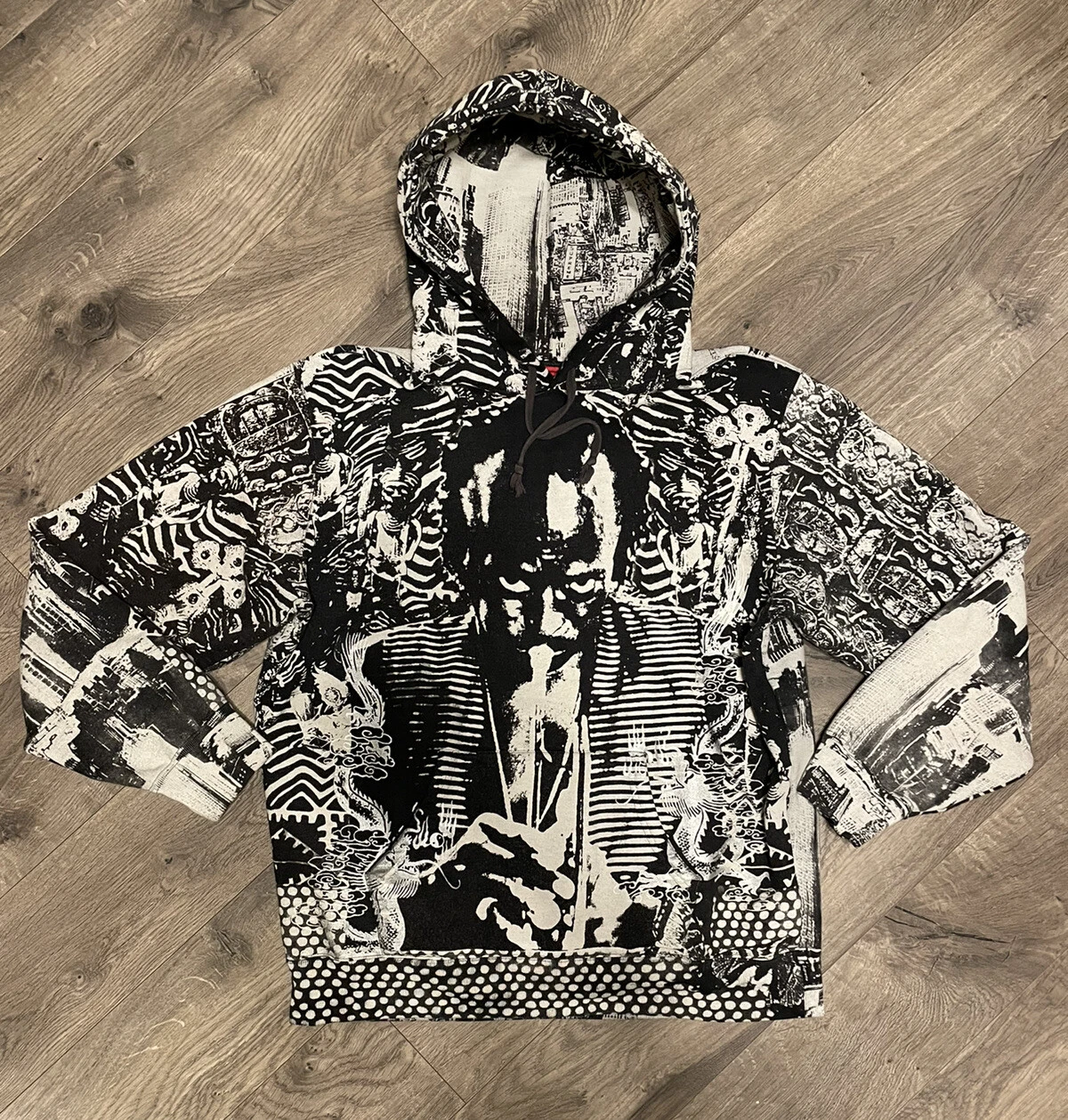 Pull à capuche Supreme Miles Davis homme taille L grand AUTHENTIQUE