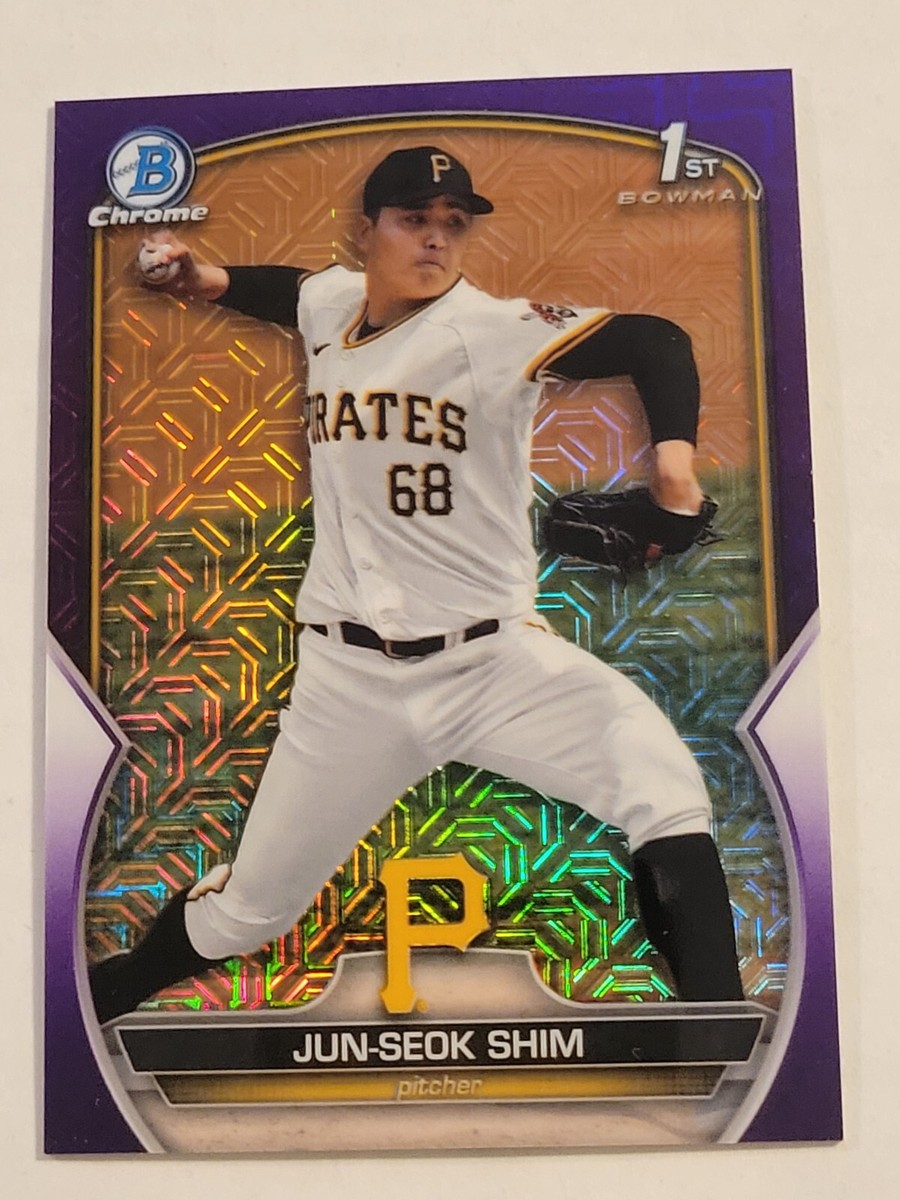 2023 Bowman Chrome - Purple Mojo Refractor #BCP-153 Jun-Seok Shim