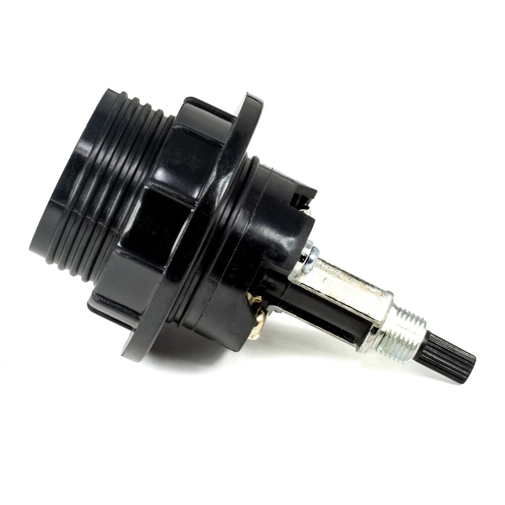 2x ZE-307 Turn Knob Rotary Lamp Socket Switch Threaded w