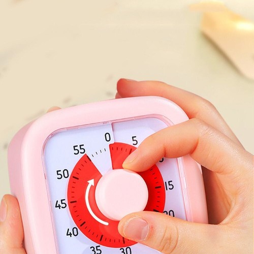60 Minutes Visual Timer Countdown Clock Time Management Kitchen Cooking Timer - Picture 5 of 8
