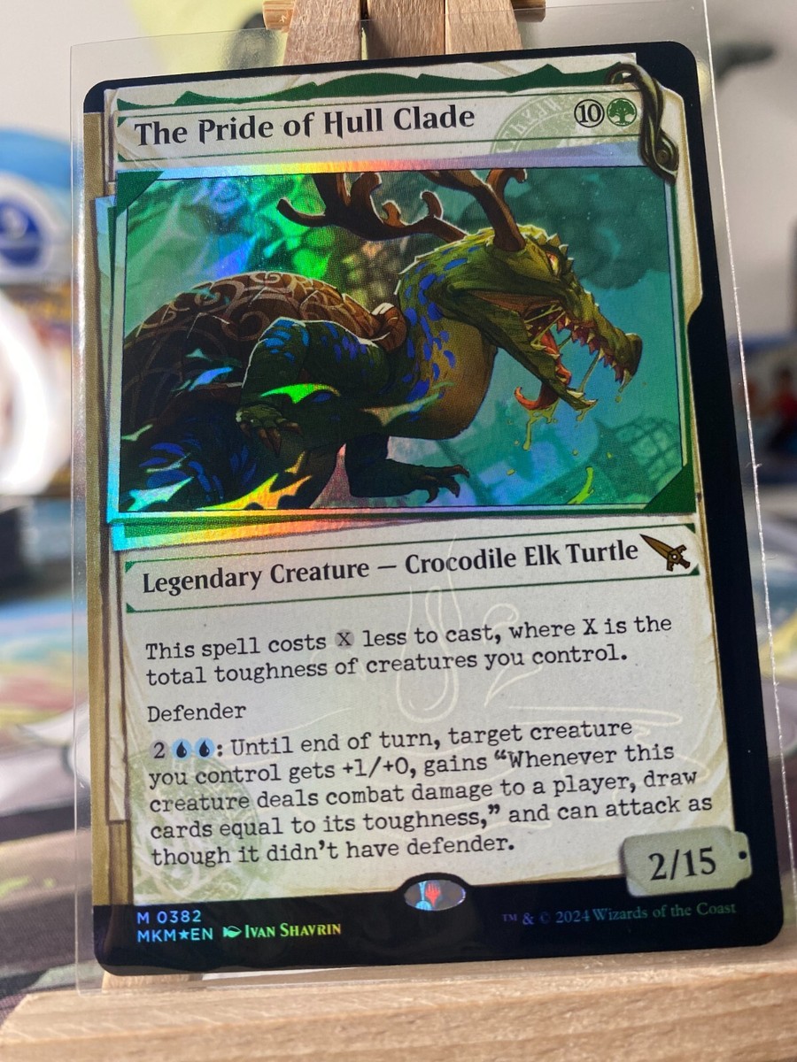 MTG NM The Pride of Hull Clade - MKM [Invisible ink] [Showcase] [Foil]