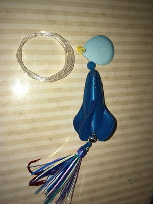 High Percentage Salmon Trolling Flies- 2.5 Salmon Spinner/Blade Pack Of 1 Rigged