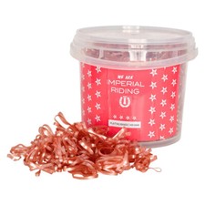 Imperial Riding Mähnengummis rosegold 400 gr
