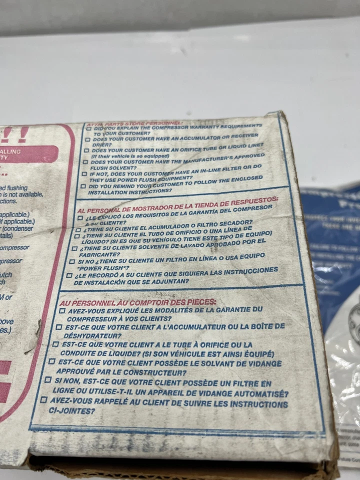 Compresor de aire acondicionado genuino Four Seasons 57867 para Buick Century 1990-1991 3,3 L Foto 4 de 4
