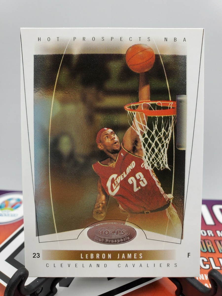 2004-2005 Fleer NBA Hoops Hot Prospects #54 Lebron James 2nd Year