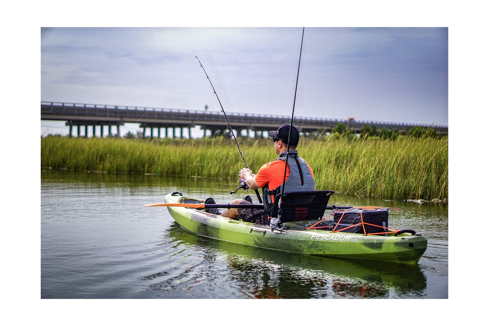 Perception Pescador Pro 10 | Sit on Top Fishing Kayak with Adjustable Lawn Ch...