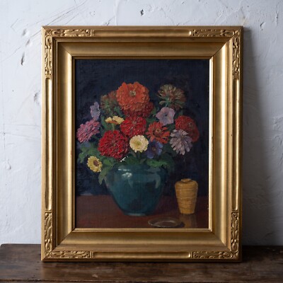 Amy Jones (Frisbie) Still Life with Flowers