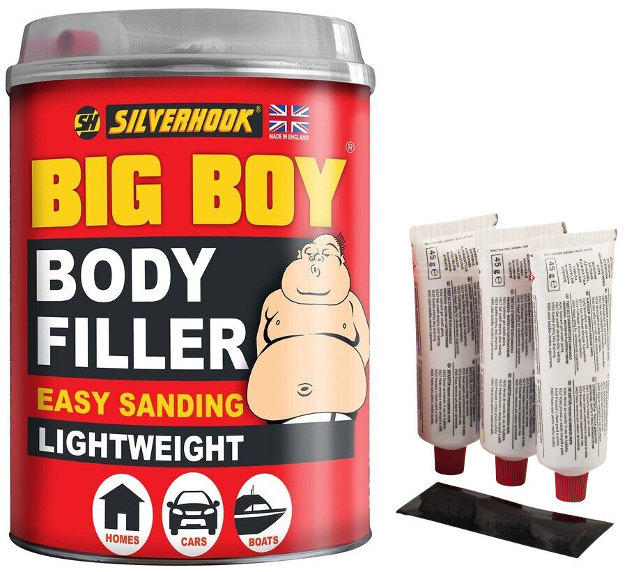 Big Boy Lightweight Easy Sanding Car Body Filler Hardener & Applicator 250ml - Image 8