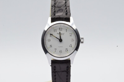 REGENT DAMEN UHR 24MM QUARZ VINTAGE RAR MIT LEDER BAND ARMBANDUHR