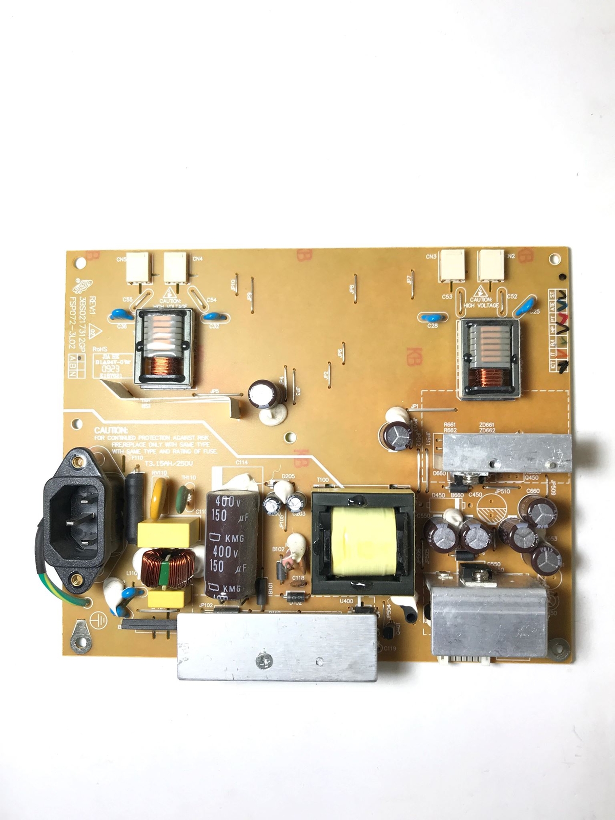 Vizio 0500-0405-0830 Power Supply and Backlight Inverter Board