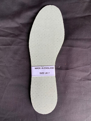 EXTRA DÜNNE EINLEGESOHLEN GRÖSSE 7.  ARBEITSSTIEFEL SPORTSCHUH SLIPPER UNISEX VORGESCHNITTEN UK