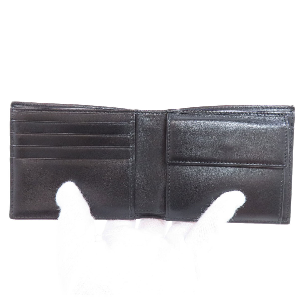 小物 Christian Dior Honeycomb long wallet CHRISTIAN DIOR Bifold Wallet with Coin Pocket Oblique wallet