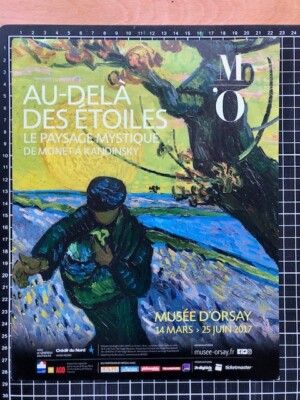Papierwerbung von 2017 - French Advertising - Musée d'Orsay Ausstellung