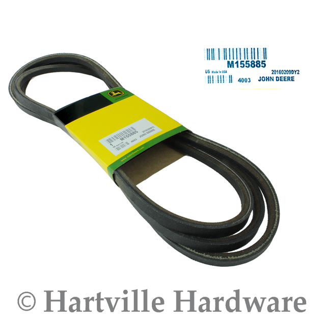 OEM John Deere Lawnmower 44" Snowblower Drive Belt M155885 Models Below