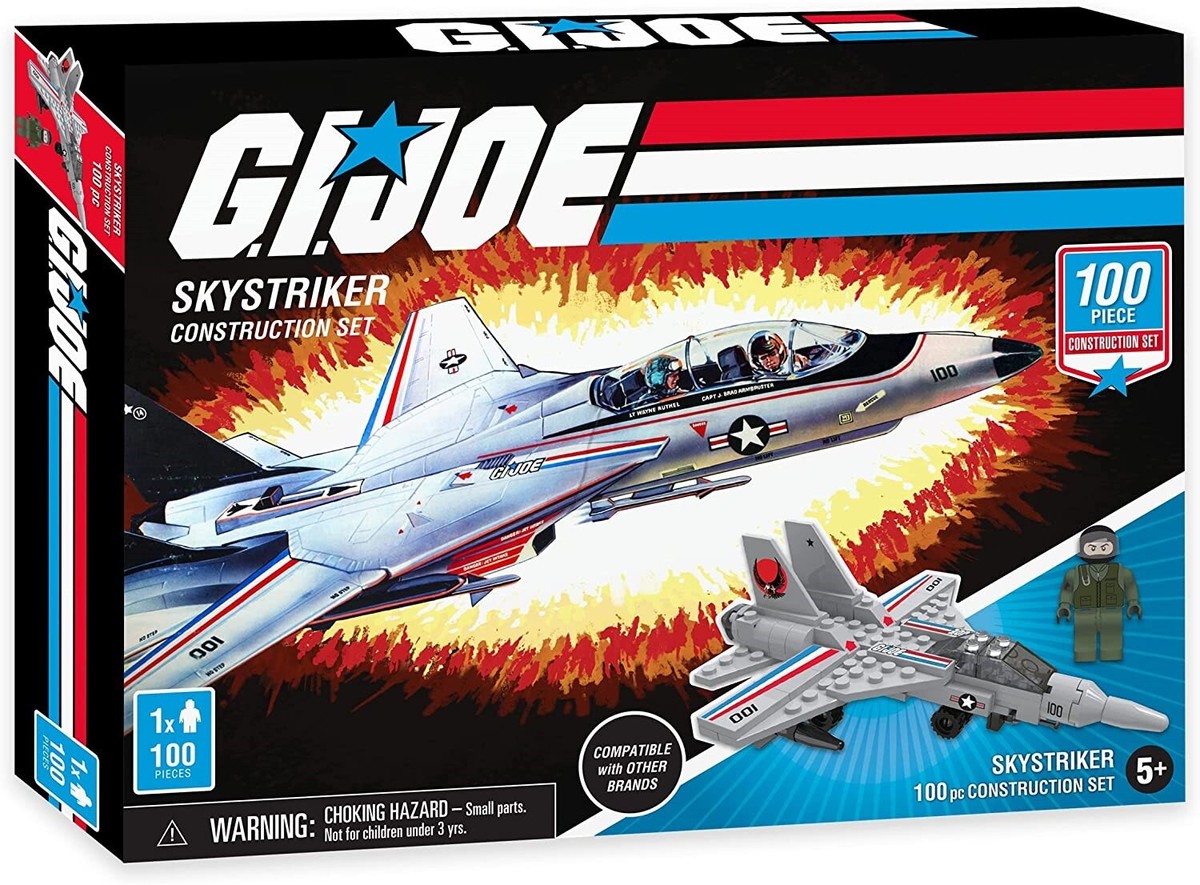 G.I.ジョー スカイストライカー G.I. Joe Skystriker jet fighter construction set pilot mini-figure