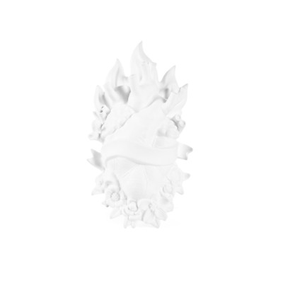 Seletti - White Heart Vase Seletti - Holy Love In Bloom Vase 09920H Seletti