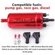 Inline High Pressure Fuel Pump Universal Replacement Bosch 0580464070 Megasquirt