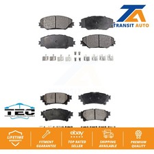 Front Rear Ceramic Brake Pads Kit For 2016-2020 Toyota Mirai KTC-100648