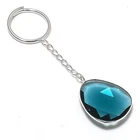Iolite Quartz Gemstone 925 Sterling Silver Jewelry Keychain 3.15" X-Mas Gift g07