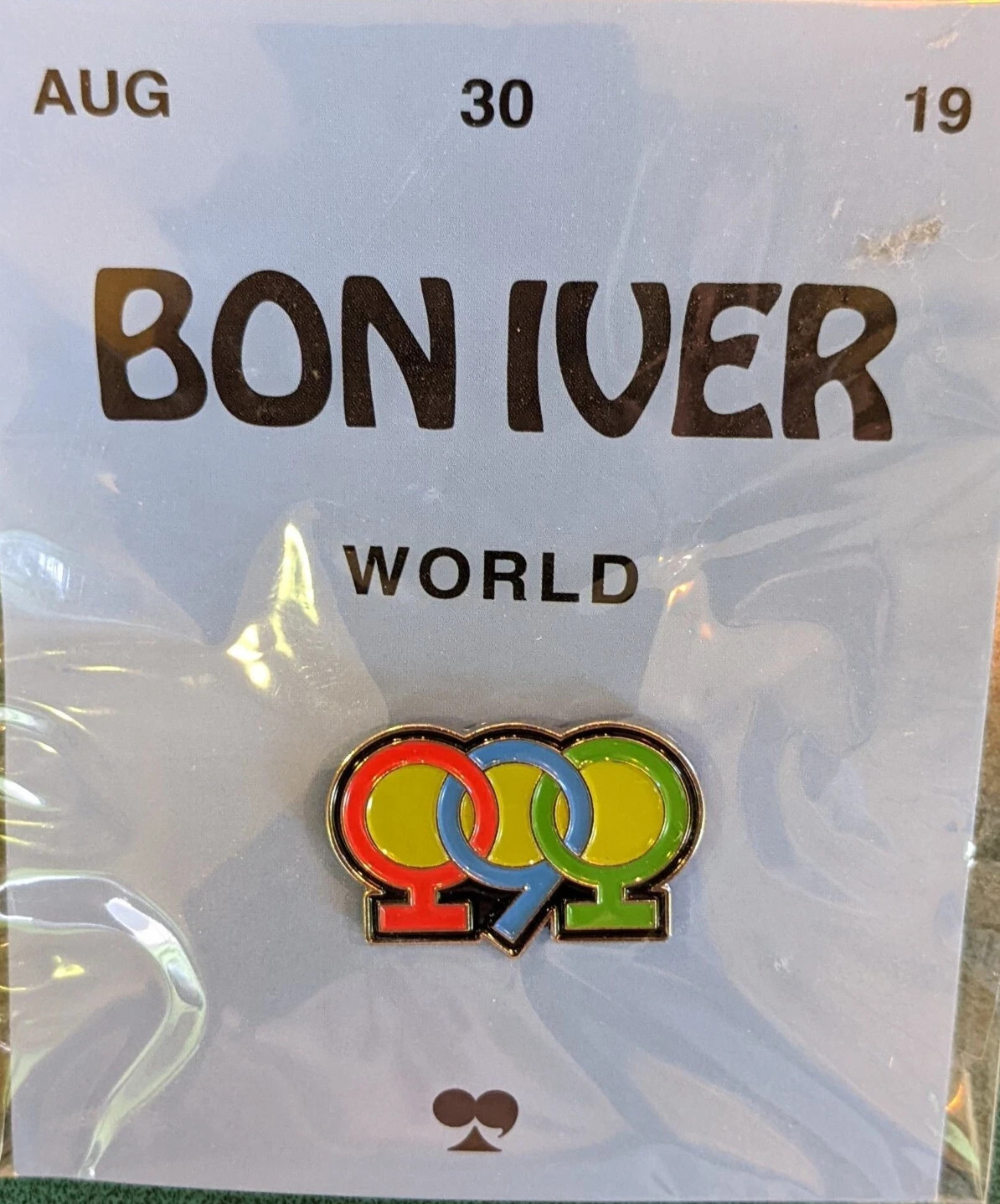 World - 1" Small Enamel Pin - New Promo